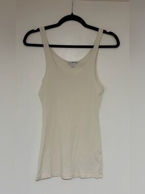 Standard James Perse Beige Essential Ribbed Supima Daily Tank Top Size 3/Large